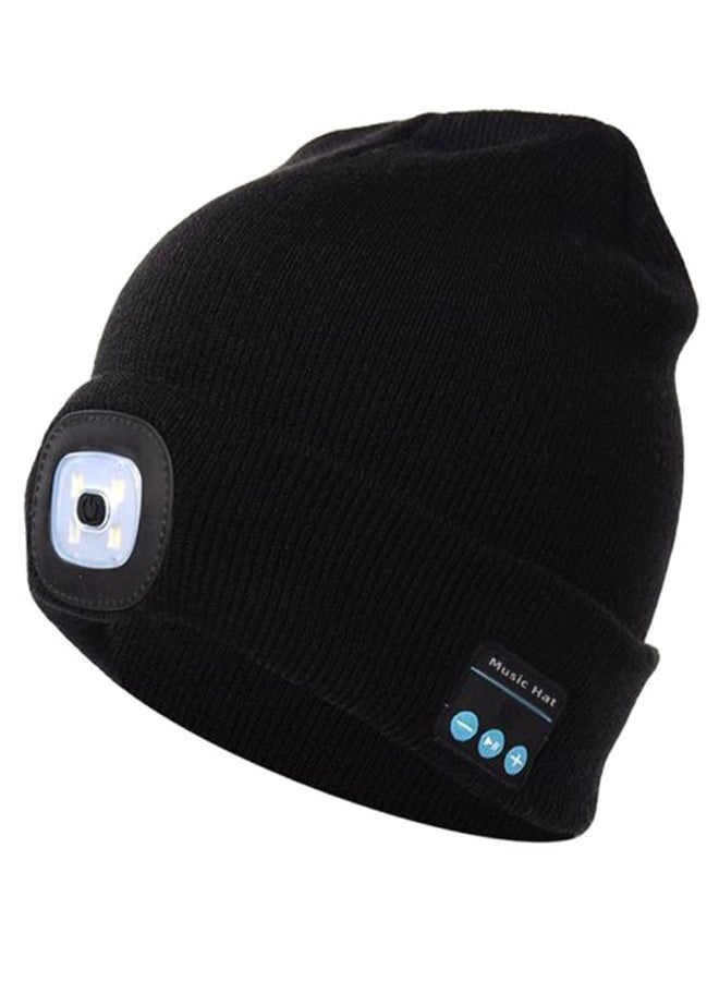 NIBEMINENT LED Lights Winter Warm Knitted Beanie Cap 