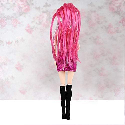 KIDSWAY Plastic Toy Doll for Girl Child Doll Set for Girls Age 3 + Doll Set with Dress and Fashion Accessories [ Multicolor Pack of 1] - Image 2