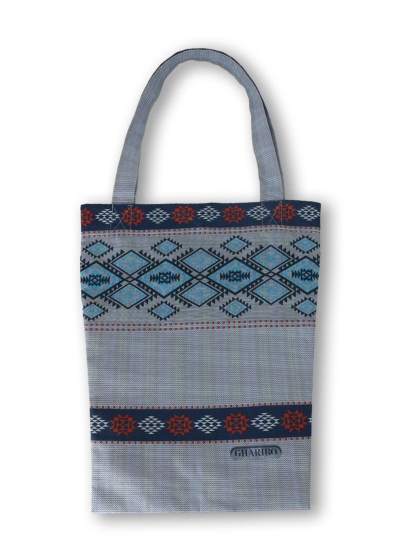 Gharibo Bags casual printed satin triangle tote  bag T230022B  - Image 1