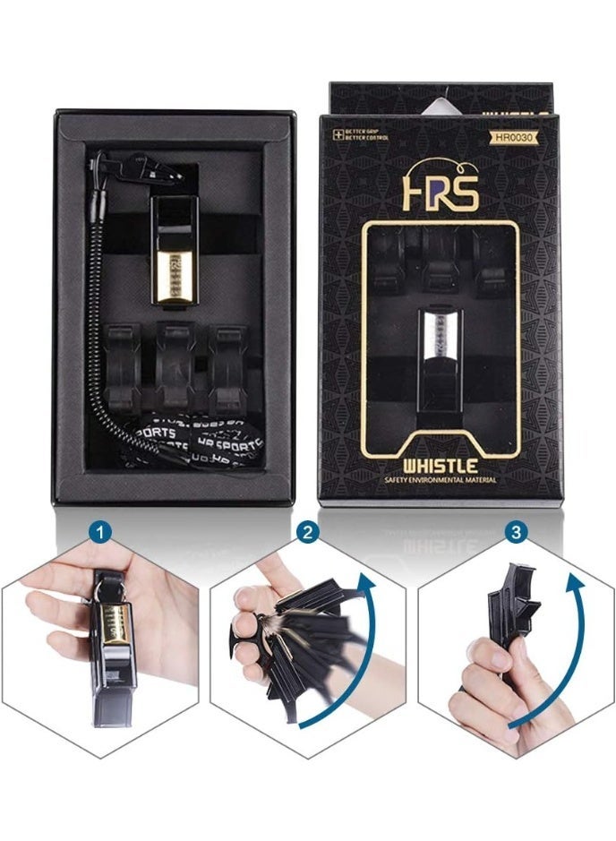 Emergency whistle, referee coach whistle, with coaches and referees for basketball, football, volleyball, soccer and rugby. - Image 1