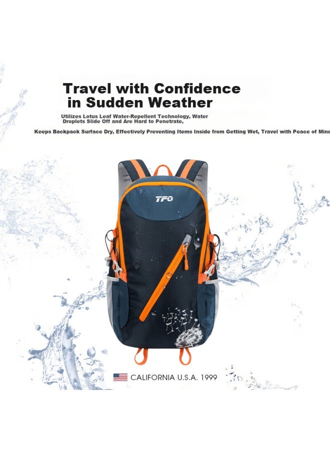 Tfo 5th Generation Kids Outdoor Backpack Portable Travel Sports Double Shoulder Bag 912 Dark Blue 30l - Image 3