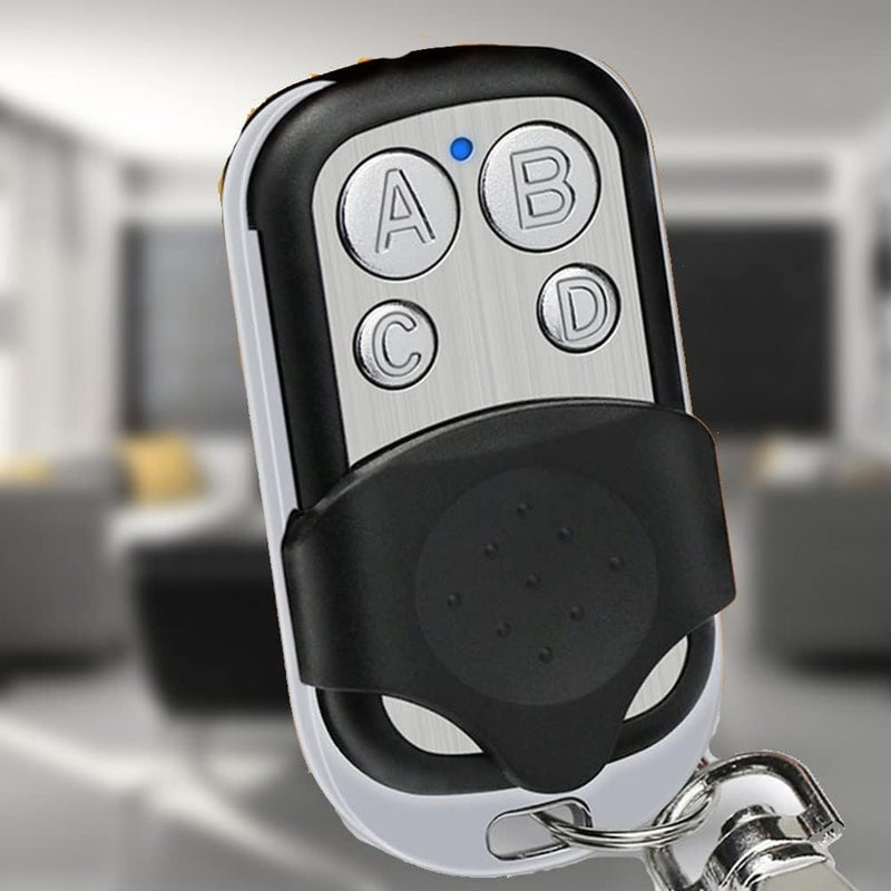 Luckam 433.92Mhz Universal Wireless Copy Remote Control Keychain, RF Transmitter for Clone Car Garage Gate Door Opener, 3pcs with Slide Cover - Image 5