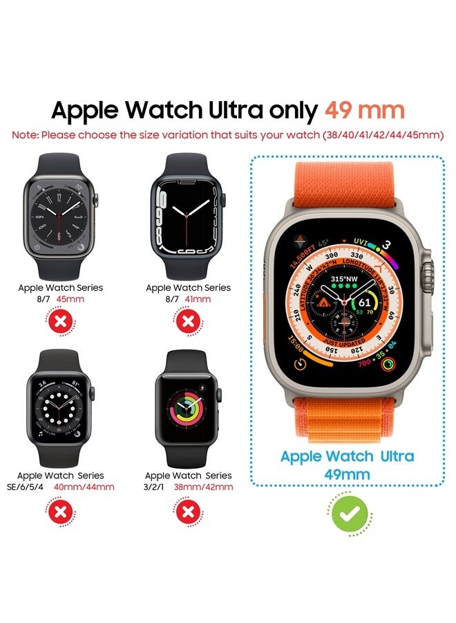 Diruite Suoman 2-Pack for Apple Watch Ultra 49mm PC All-Around Tempered Glass Screen Protector Case Ultra-Thin for iWatch Ultra 49mm Protection Cover - White - Image 2