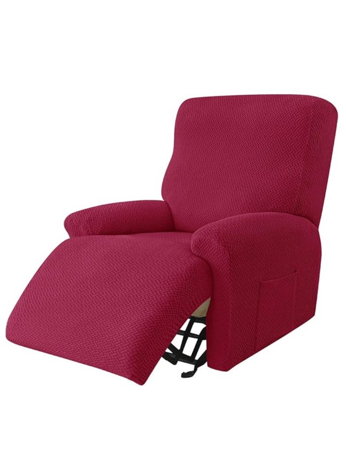 عام 4-قطعة كرسي تمتد أريكة الشريحة كرسي غطاء 1-مقاعد أريكة الغطاء الواقي الأثاث لينة الغطاء الواقي مع مرونة غطاء كرسي نمط الجاكار - Image 1