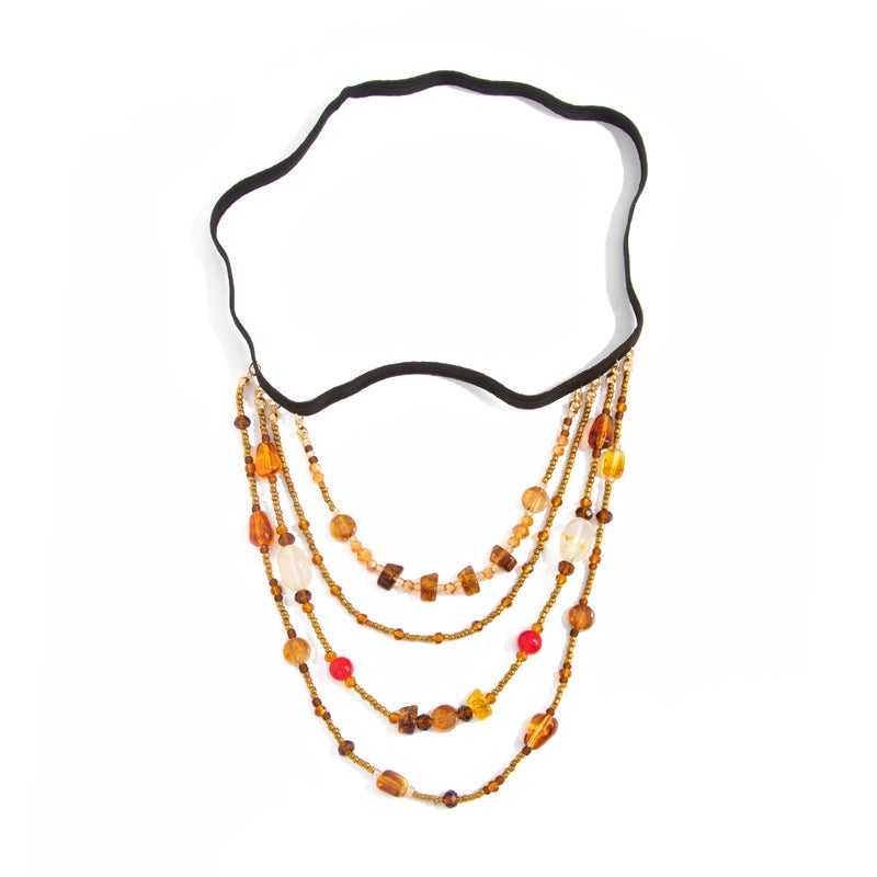 Women's Multi-Layer Beaded Crystal Body Chain Vintage Thigh Chain for Party and Daily Wear - Image 5