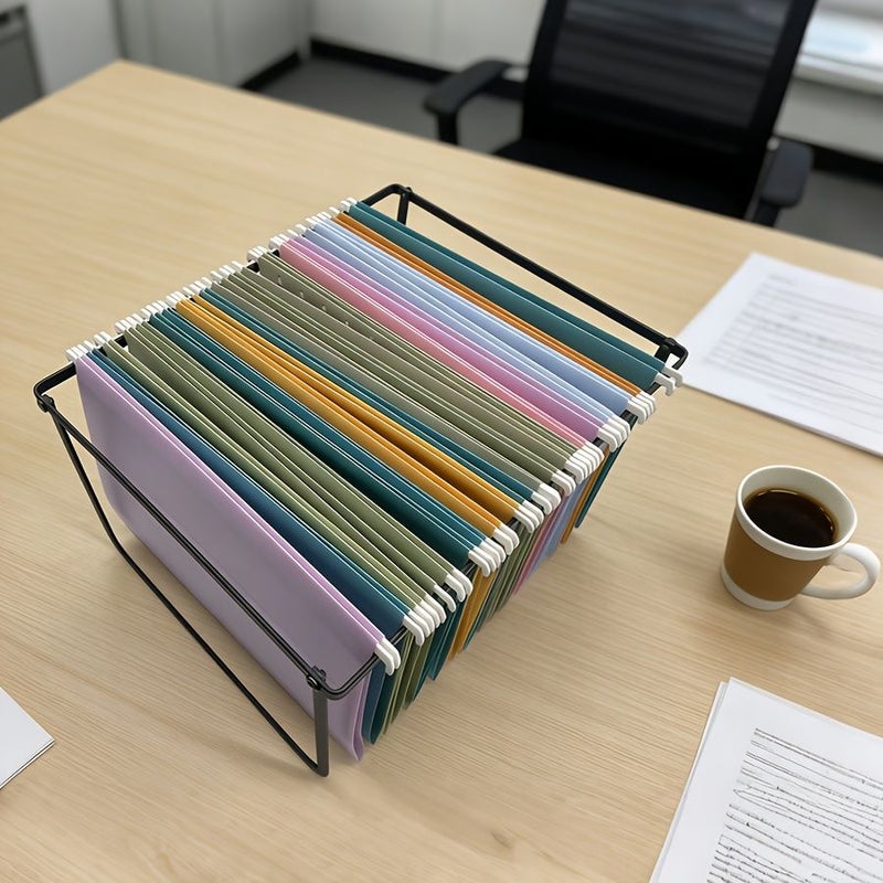 منظم الملفات المعلقة على الجدار لتخزين ملفات المكتب - Image 2
