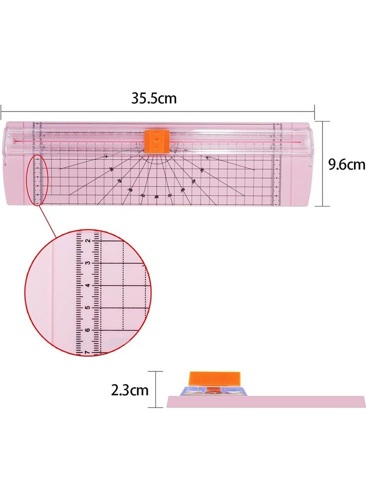 Joybos Precision paper cutter with 4mm corner rounder, compatible with A4/A5 sizes, portable straight-edge paper cutter with corner rounder, suitable for scrapbooks, craft paper, photos, labels, cardstock, etc. - Image 4