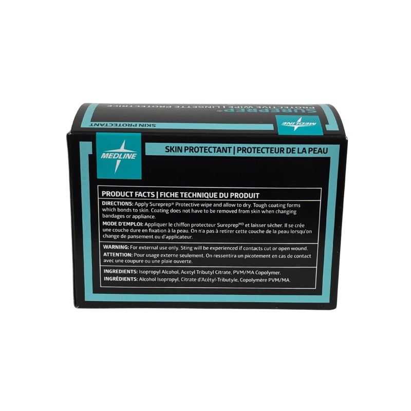 Medline SurePrep Skin Protective Barrier, Wipe - Premium Quality Medical Supplies for Skin Care and Protection, Pack of 50 - Image 4