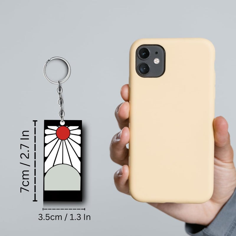 Replix Premium (Pack of 2) Anime Printed Keychain For Bike, Scooty, Car, Acrylic Keyholder anime earings - Image 3