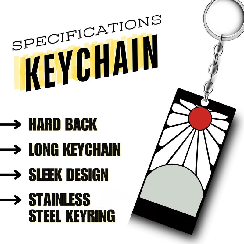 Replix Premium (Pack of 2) Anime Printed Keychain For Bike, Scooty, Car, Acrylic Keyholder anime earings - Image 4