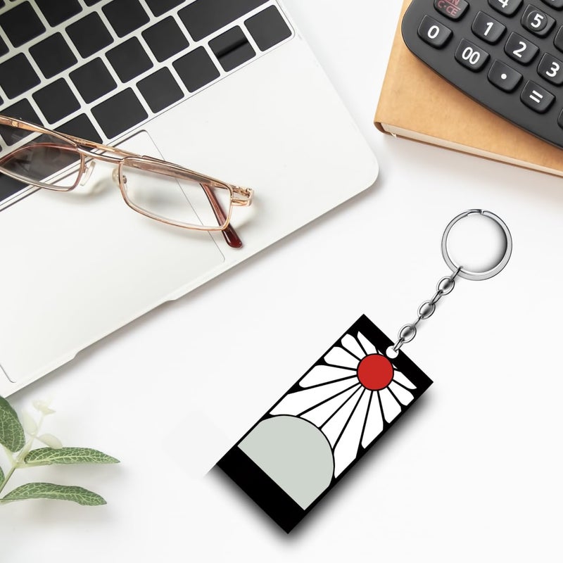 Replix Premium (Pack of 2) Anime Printed Keychain For Bike, Scooty, Car, Acrylic Keyholder anime earings - Image 2