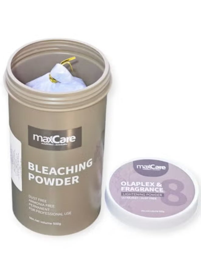 Maxcare Bleaching Powder Dust Free Ammonia Free Blue 500gm - Image 2