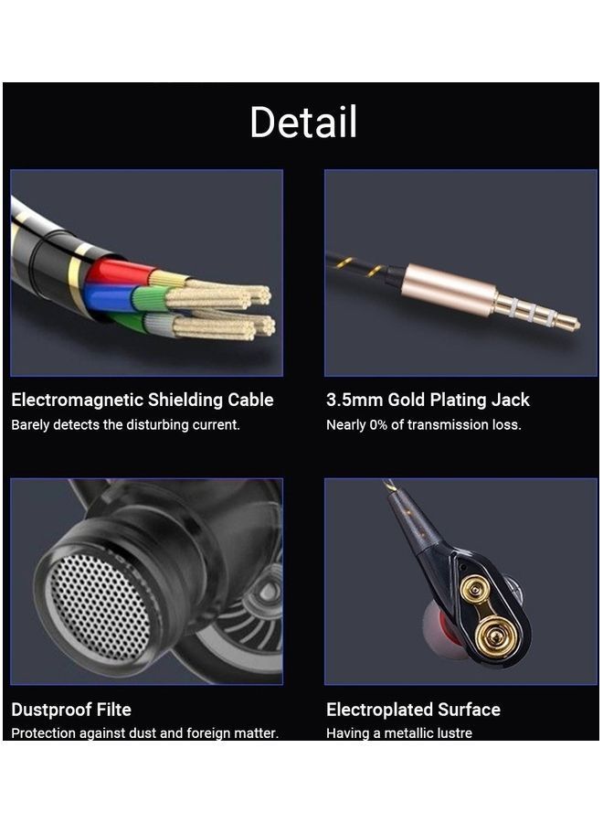 NIBEMINENT Dual Moving Coils In-Ear Earphones - Image 3