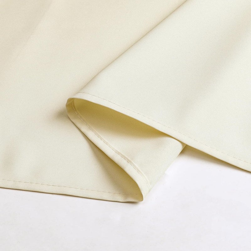 Wewoch Trendy flexible practical build Beige Rectangle Tablecloth Wrinkle Resistant Washable Fabric Table Cloth for Dining,Kitchen, Parties Weddings and Outdoor Use 60 Inch by 84 Inch Transit & use compatible - Image 4