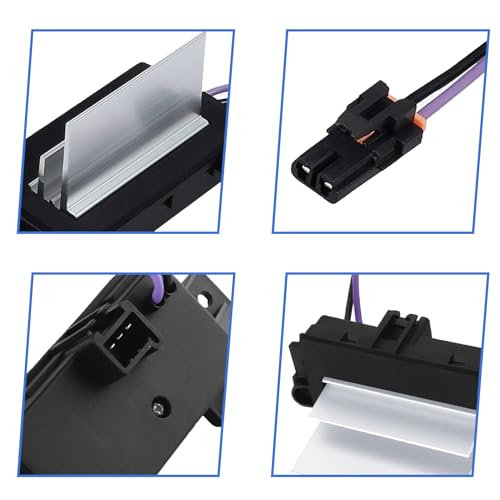 BOMLING AC Blower Control Module, Heater Blower Motor Resistor 4P1516 Replacement for Chevy Silverado, Trailblazer, Cadillac Escalade, GMC Envoy, Sierra, Buick Rainier Replaces 15-80567 89018778 - Image 5