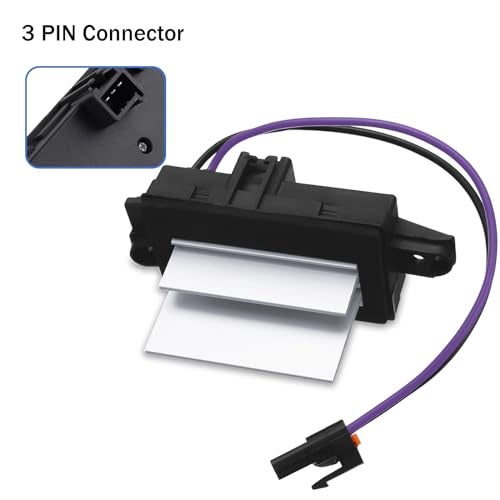 BOMLING AC Blower Control Module, Heater Blower Motor Resistor 4P1516 Replacement for Chevy Silverado, Trailblazer, Cadillac Escalade, GMC Envoy, Sierra, Buick Rainier Replaces 15-80567 89018778 - Image 2