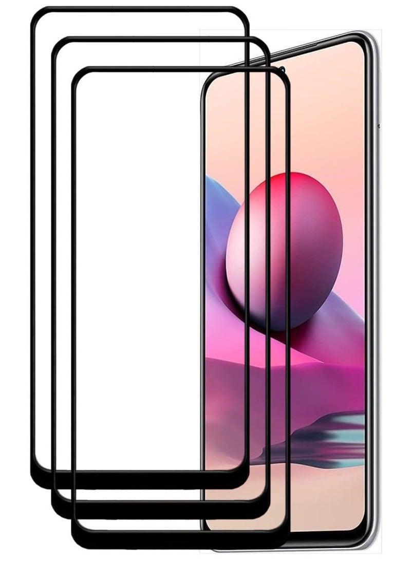 ACLIX 3 Pieces Antistatic ESD Dustproof Premium Quality High Definition Tempered Glass Screen Protector Designed For Xiaomi Redmi Note  10 - Image 1
