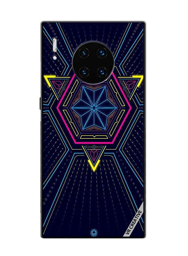 VR CREATIVE Protective Case Cover For Huawei Mate 30 Pro Abstract Design Multicolour - Image 1