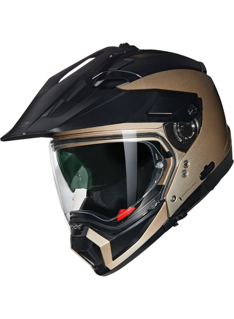Nolan N70-2 X  06 CLASSICO NOBILE SAND  BLACK GLOSSY Helmet - Image 1