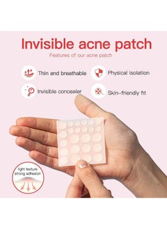 ATRJSZ 24 Stickers Master Patch Original Fit, Invisible Concealer Patch, Repair Acne Patch, 3 Sizes Hydrocolloid Spot Patch  - Image 2