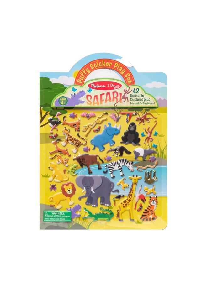 Melissa & Doug ملصقات قابلة لإعادة الاستخدام - سفاري - Image 1