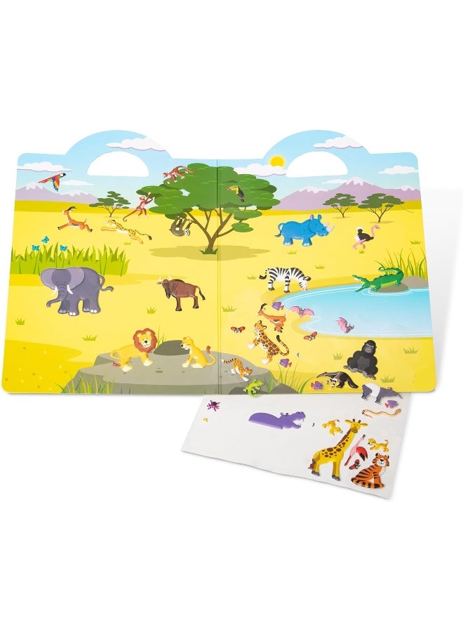 Melissa & Doug ملصقات قابلة لإعادة الاستخدام - سفاري - Image 3