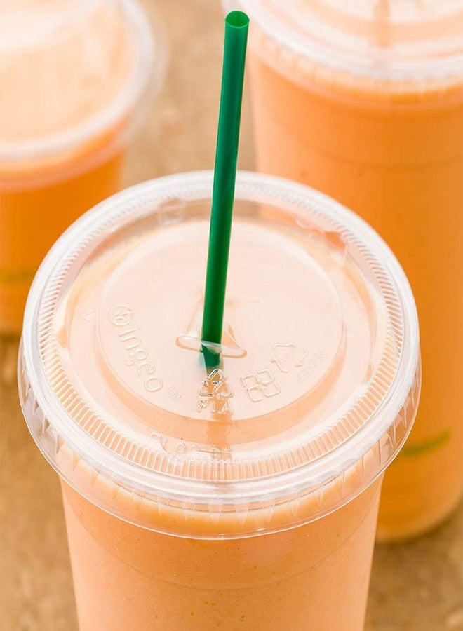 Restaurantware-Basic Nature 8.3 Inch Cold Drink Straws, 100 Compostable Beverage Straws - Disposable, BPI-certified, Green Plastic Drinking Straws, Unwrapped, For Birthdays, Weddings And More - Image 3