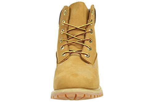 Timberland Women's 6 inch Premium Waterproof Boots, Wheat Nubuck Yellow, 8 AU - Image 3