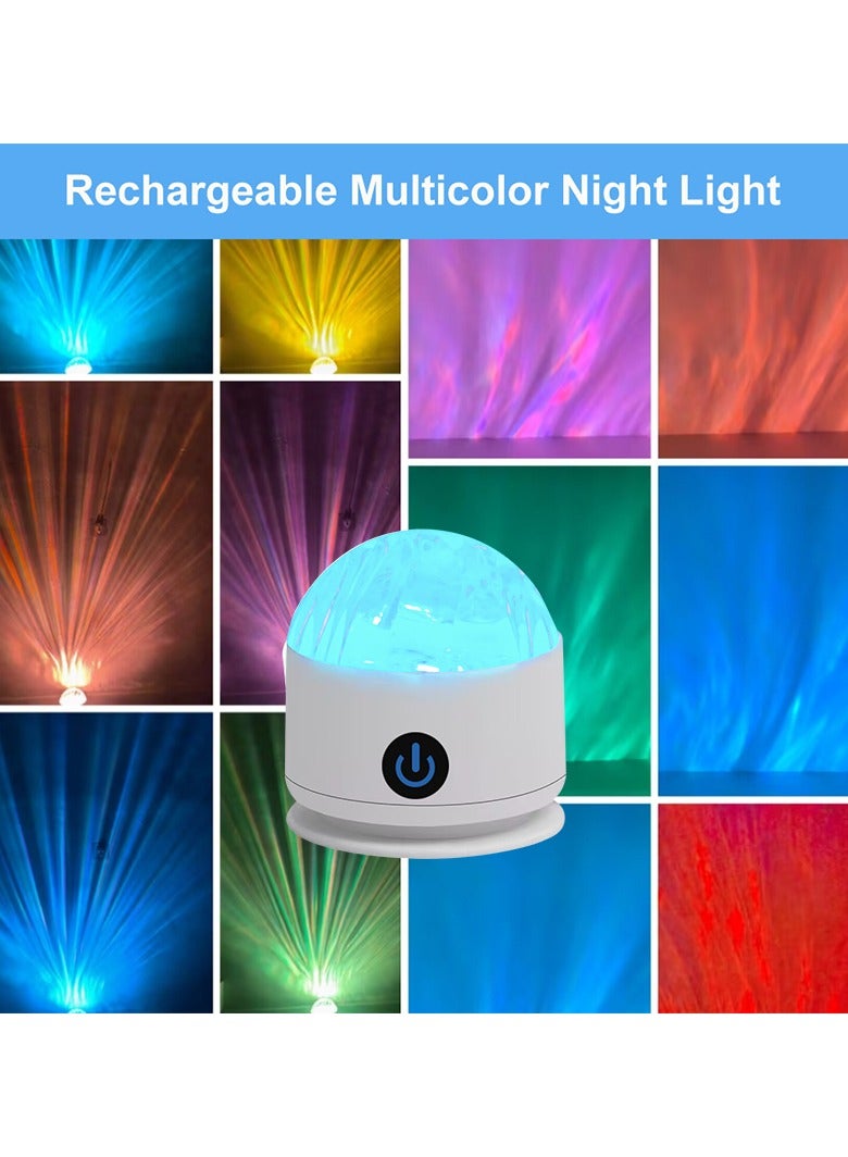 مصباح إضاءة ليلية محمول يعمل باللمس RGB للتحكم باللمس مع جهاز تحكم عن بعد، منفذ من النوع C قابل لإعادة الشحن، ألوان وأوضاع متعددة - Image 4