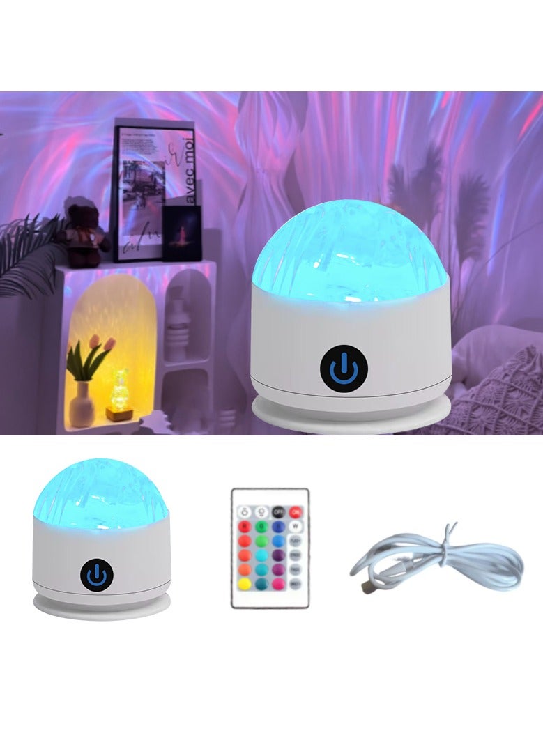 مصباح إضاءة ليلية محمول يعمل باللمس RGB للتحكم باللمس مع جهاز تحكم عن بعد، منفذ من النوع C قابل لإعادة الشحن، ألوان وأوضاع متعددة - Image 5