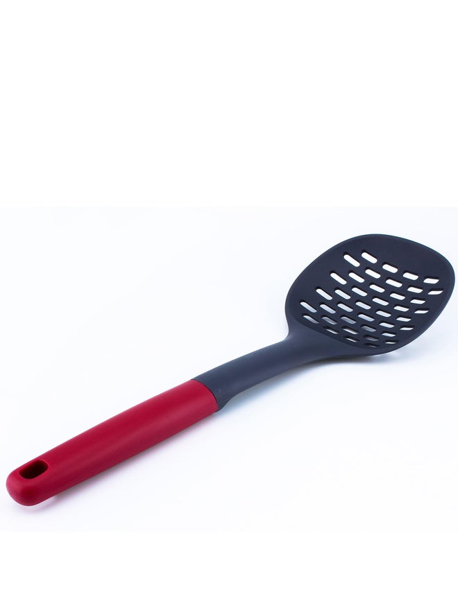 Andliving مغرفة أندليفينغ نايلون مع مقبض بولي بروبيلين أحمر