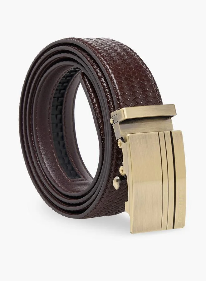Pleated Mens Belt