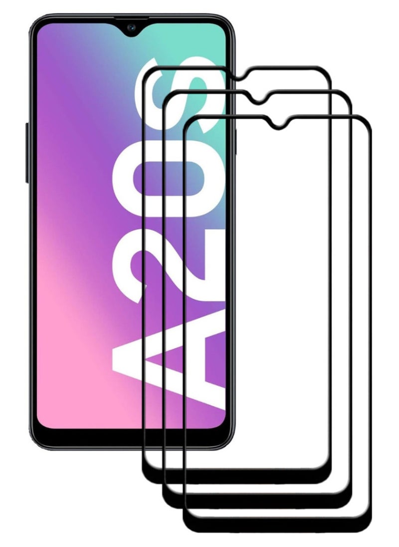 ACLIX 3 Pieces Antistatic ESD Dustproof Premium Quality High Definition Tempered Glass Screen Protector Designed For Samsung Galaxy A20s - Image 1