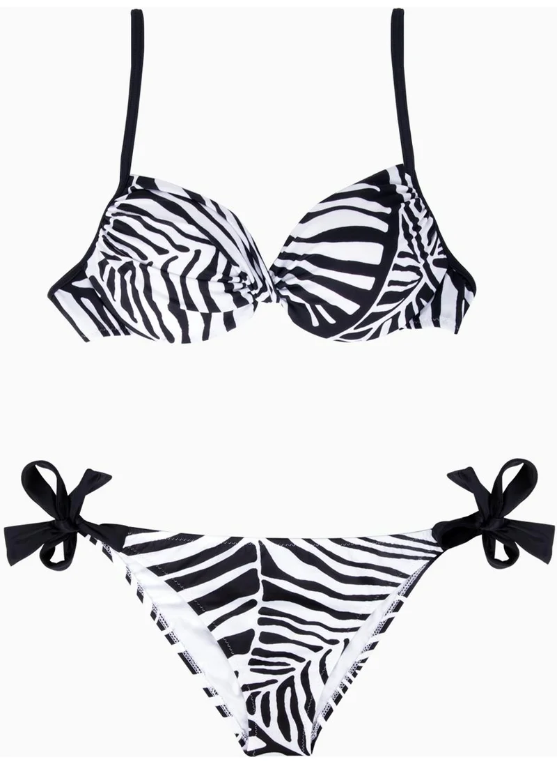 Ayyıldız 40681 Black Push-Up Bikini Set