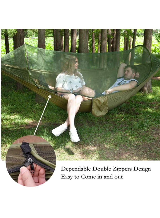 Generic Large Camping Hammock Portable Travel Hammock Garden Camping Swing for Outdoor Camping Garden Backyard Patio Hiking  - Image 4