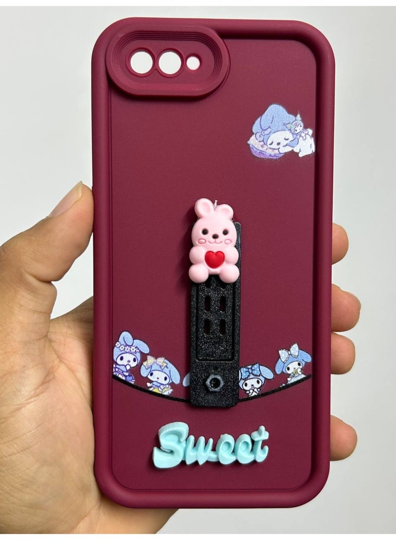 new cartoon-designed back cover with the word "Sweet" on it, compatible with the Oppo A1K phone. - Image 3