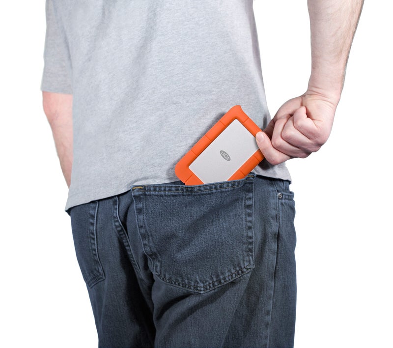 LaCie Rugged Mini 1TB USB 3.0 Portable External Hard Drive - Shock, Dust and Rain Resistant for Mac and PC - Image 4