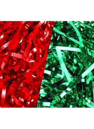 Red And Green Shine Bright Color Shredded Film Crinkle Confetti Raffia Paper Fillings for Gift Wrapping - pzsku/ZDC2530C7F0CB7E7B29CFZ/45/_/1702632931/fd8f94de-cfc0-4420-b6f9-25114b73315f