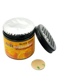 Orange Car Air Freshener Black Odor 180g Natural Essential Oils Air Freshener For Car Home BO03 ORANGE  - Image 3