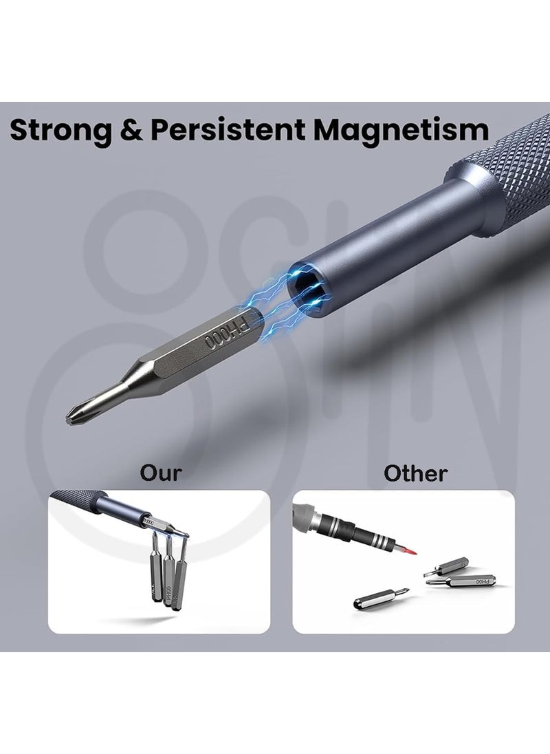 Ostin - Ostin 24 in 1 Precision Screwdriver Set Multifunction Magnetic Driver Bit Set Pocket Screwdriver Tool Set Mini Screwdriver Kit Repair Tool Kit for Electronics Tablet Cellphone - Image 1