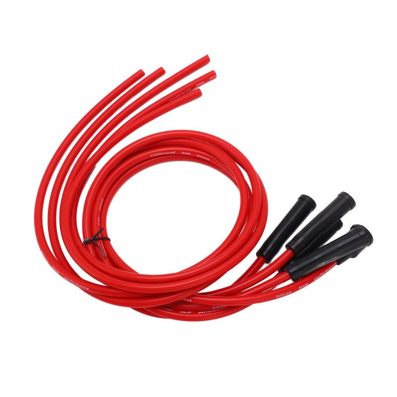 Spark Plug Ignition Wire Set Red High Performance Silicone 1m Car Ignition Wire for 4 Cylinder Automobile 8mm - Image 4