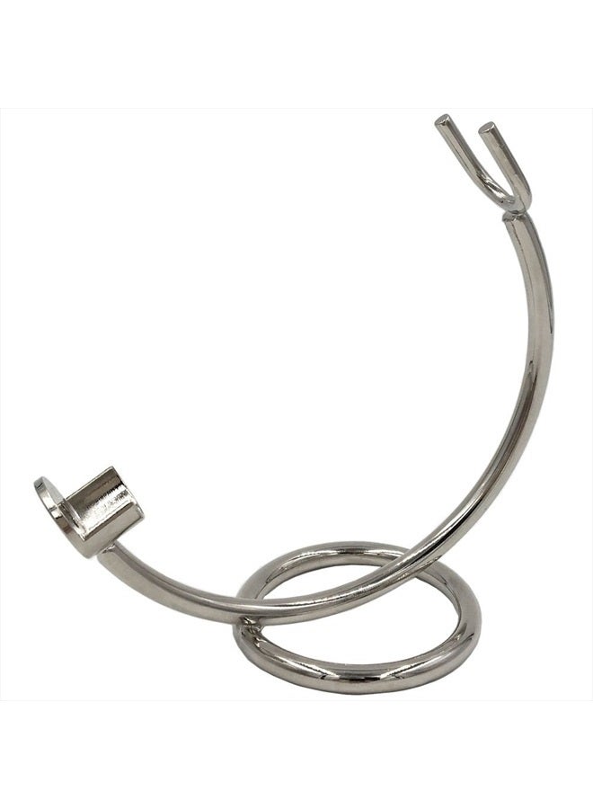 Super Safety Razors Curved Chrome Razor Stand for Straight, Shavette & Cartridge Razors - for All Razors with Handle Lengths of 100 mm or More - Image 2