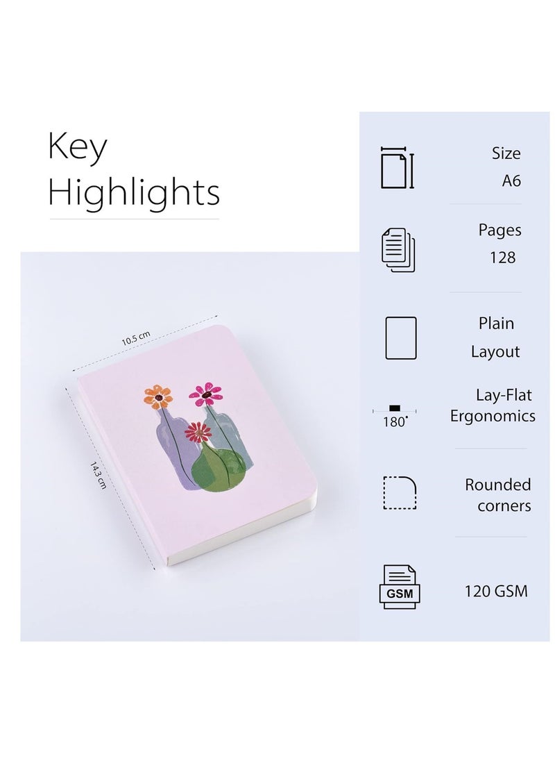 FACTOR NOTES A6 Size Textured Fine Grain Medium Surface Pocket Sized Sketchbook 120gsm Thickness 128 Pages  - Image 2