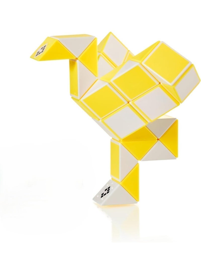 YJ Magic Snake Dinosaur Egg 36-Piece Transforming Puzzle – Flexible Creative Shape Builder and Educational Brain Teaser Toy - Image 1
