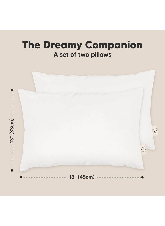 KeaBabies Toddler Pillows 2 Pack, Kids Travel Bed Pillows, Bunnies - Image 2