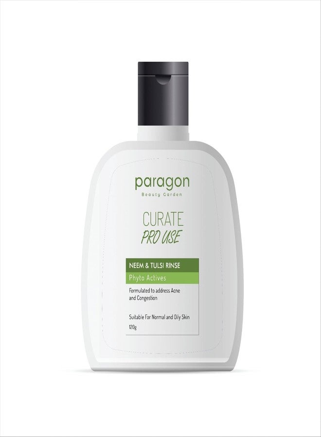 Curate Paragon Neem Tulsi Rinse Face Wash-120g |Reduces Acne and Cleanses Pores And Prevents Pimples|Anti Acne|Control Moisture|Fair Complexion|Skin Hydration | Controls Oil - Image 1