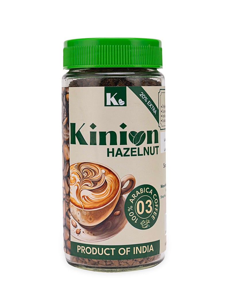 Kinion قهوة كينيون سريعة التحضير (بندق، حجم كبير (120 جرام)) - Image 1