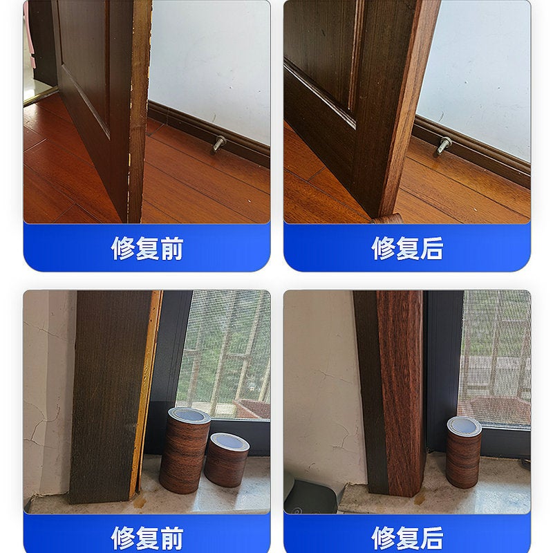 general Self Adhesive Wood Grain Tape Waterproof Mold Resistant Furniture Repair Decoration Roll - Image 5