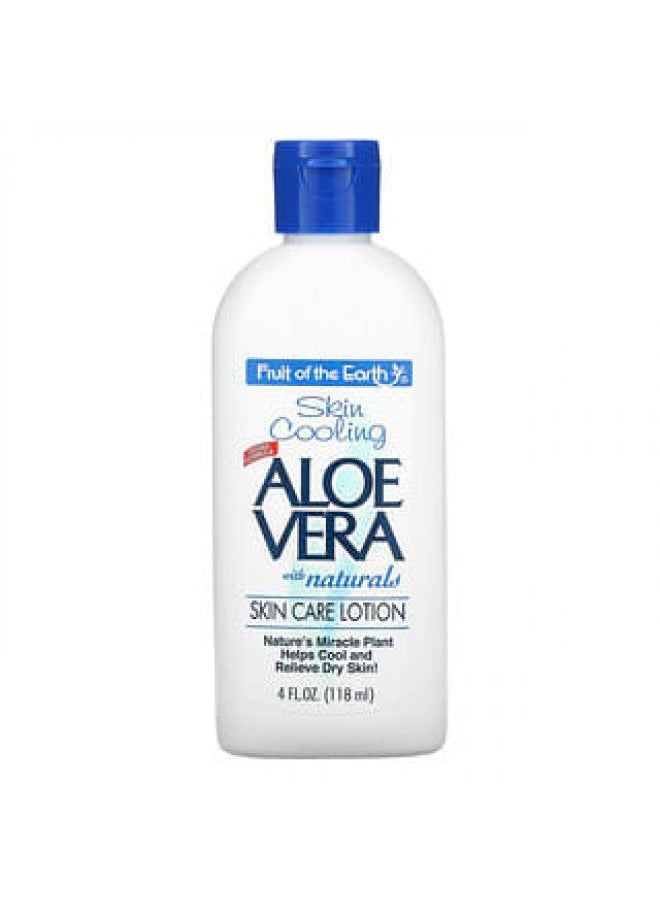 Fruit of the earth Fruit of the Earth, Aloe Vera with Naturals, Skin Care Lotion, 4 fl oz (118 ml) 