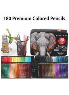 Cool Baby COOLBABY 180 Colors Artist Colored Pencils Set For Adult Coloring Books Soft Cores Professional Numbered Art Drawing Pencils For Artists Kids Adults Coloring Sketching And Painting  - Image 2